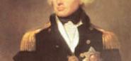 A portrait of Lord Nelson. 