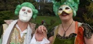 Costumed people at a Nelson event. 
