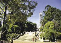 The Christ Church Cathedral at the top of the Church Steps. 