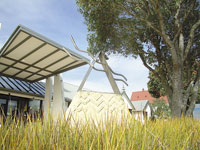 Earth-Sky sculpture, Ingo Kleinert, 1996
