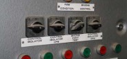 Electrical control panel. 