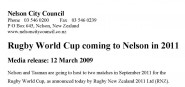 An excerpt from the media release announcing Nelso