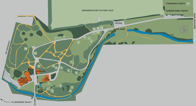 A map of Stoke for the Tree Walk. 