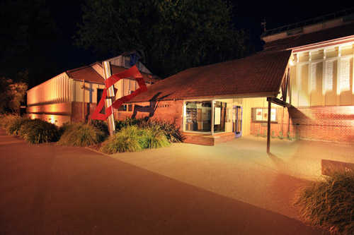 Suter Gallery Entrace at Night