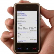 Libraries' catalogue on your cell phone device
