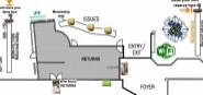 Elma Turner Library - Virtual floor map