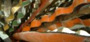 A close up of a sculpture. 