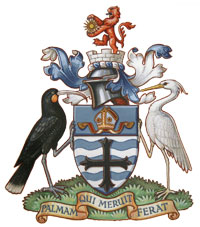 The Council Coat of Arms. 