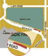 Map of Haven Road carparks. 