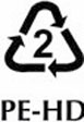 Plastics recycling symbol 2