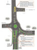 Quarantine Road and Nayland Road crash spot map. 